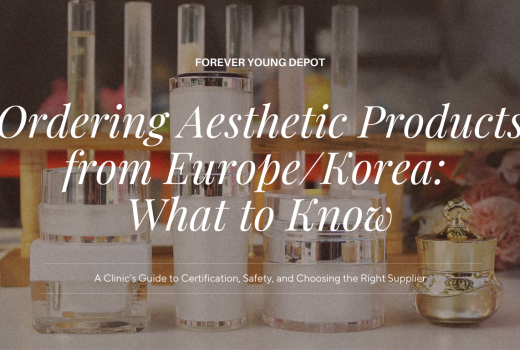 Ordering Aesthetic Products from Europe/Korea: What to Know