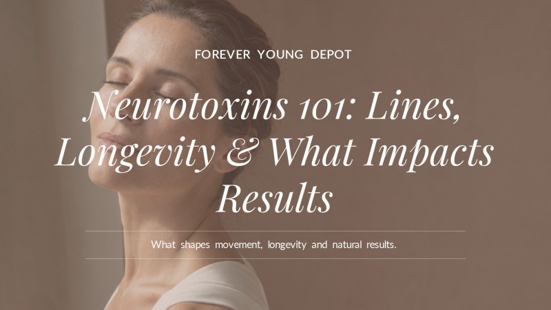 Neurotoxins 101: Lines, Longevity & What Impacts Results
