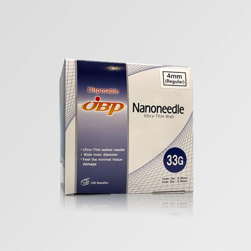 JBP Nanoneedle 33G x 4mm (Mesotherapy) (100 pieces)